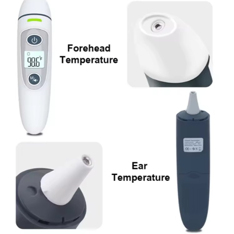 Best Selling Digital Infrared Baby Temperature Thermometer for Ear and Forehead FC-IR100